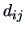 $d_{ij}$