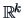 $\mathbb{R}^{k}$