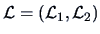 $\data{L} = (\data{L}_{1},
\data{L}_{2})$