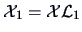 $\data{X}_1=\data{XL}_1$